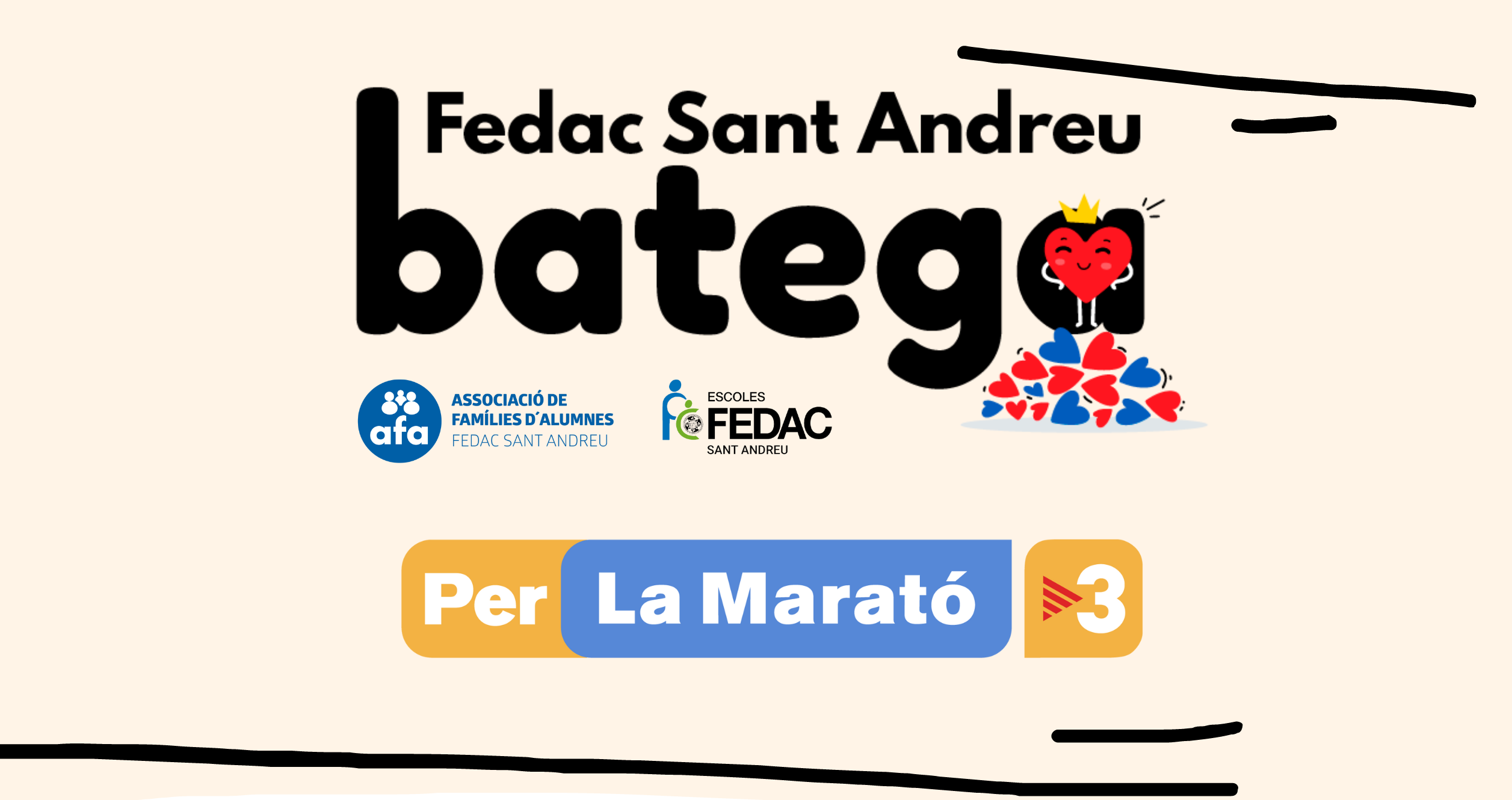 Fedac Sant Andreu Batega per La Marató de TV3
